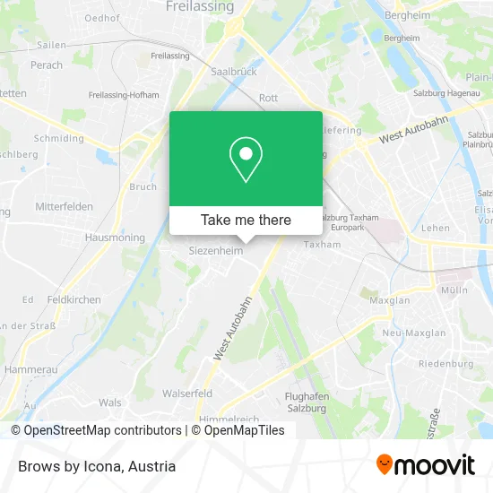 Brows by Icona map