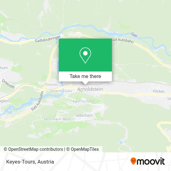 Keyes-Tours map