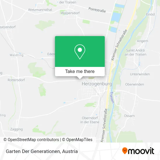 Garten Der Generationen map