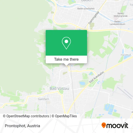 Prontophot map