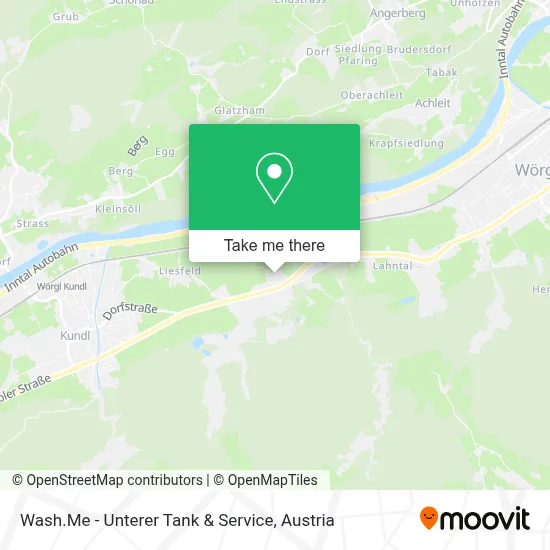 Wash.Me - Unterer Tank & Service map