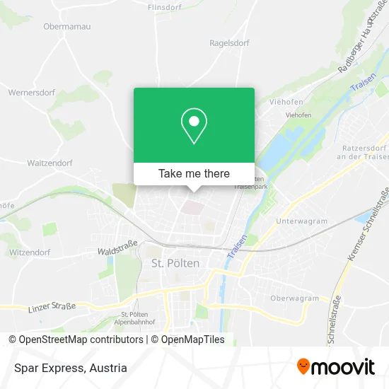 Spar Express map