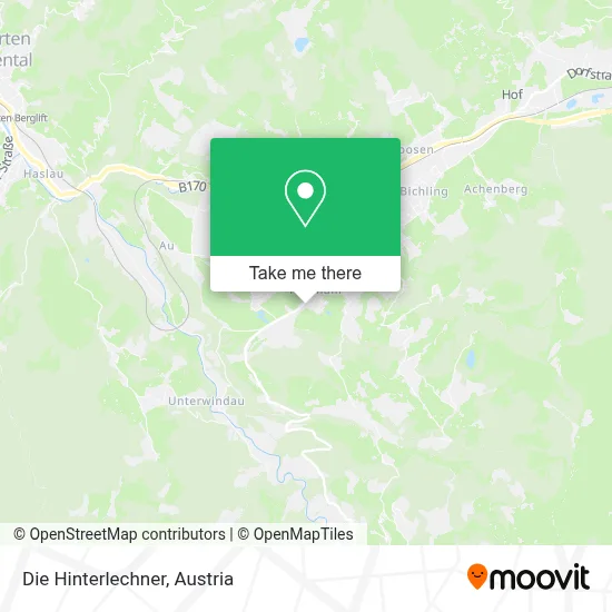 Die Hinterlechner map