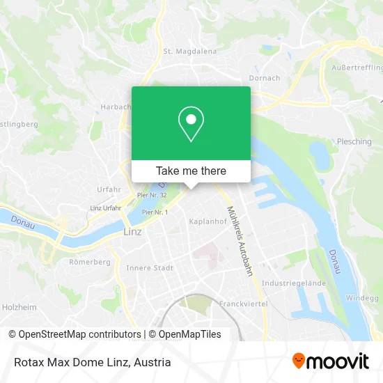 Rotax Max Dome Linz map
