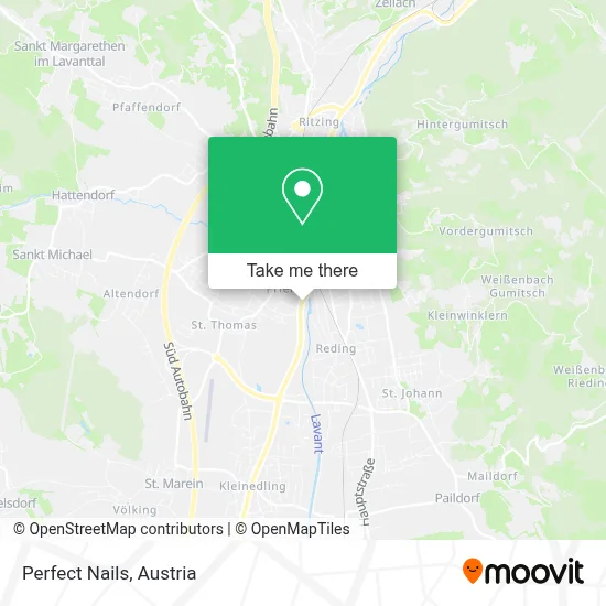 Perfect Nails map