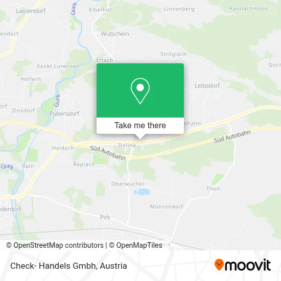 Check- Handels Gmbh map