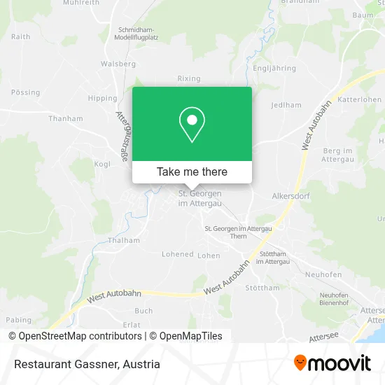 Restaurant Gassner map