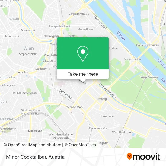 Minor Cocktailbar map