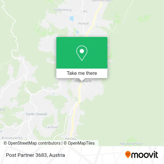 Post Partner 3683 map