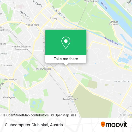 Clubcomputer Clublokal map