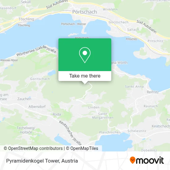Pyramidenkogel Tower map