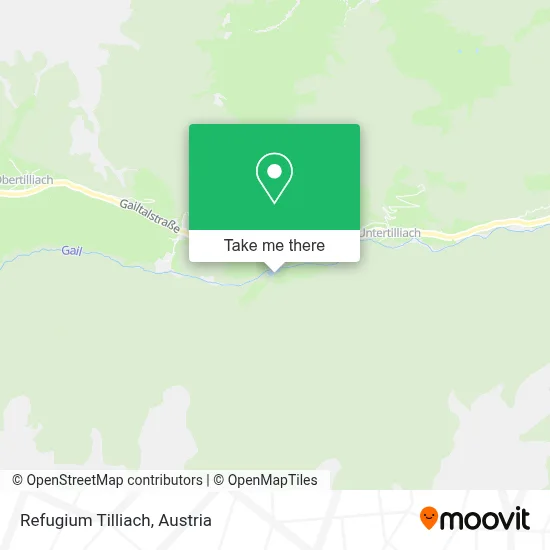 Refugium Tilliach map