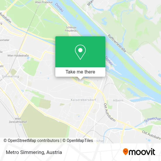 Metro Simmering map