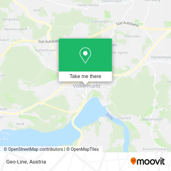Geo-Line map