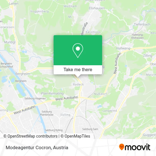 Modeagentur Cocron map