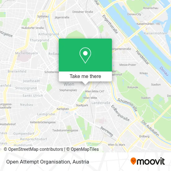 Open Attempt Organisation map