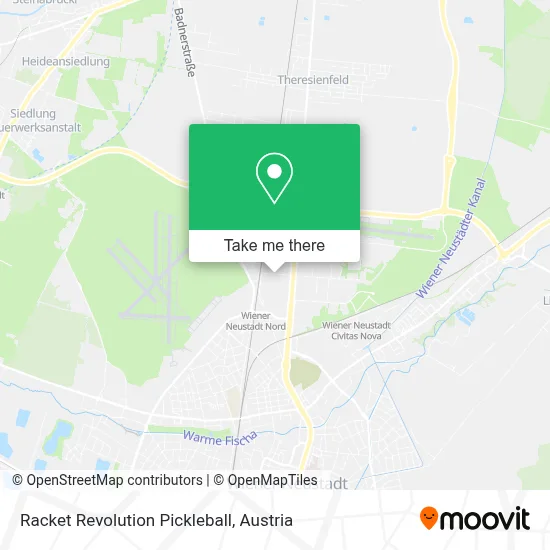 Racket Revolution Pickleball map