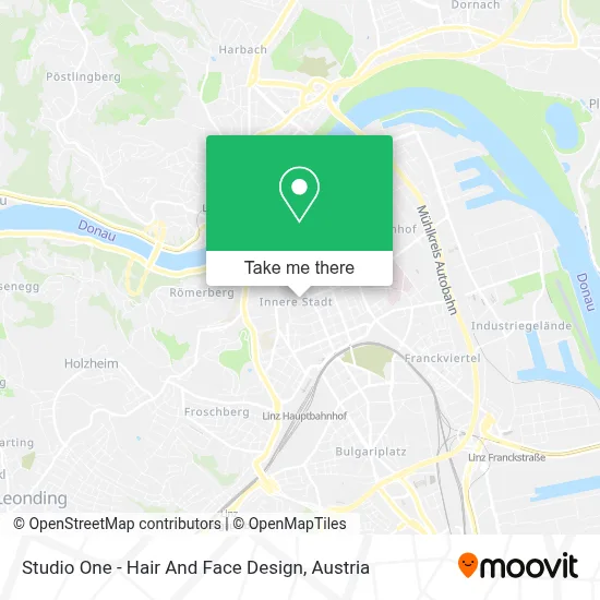 Studio One - Hair And Face Design map