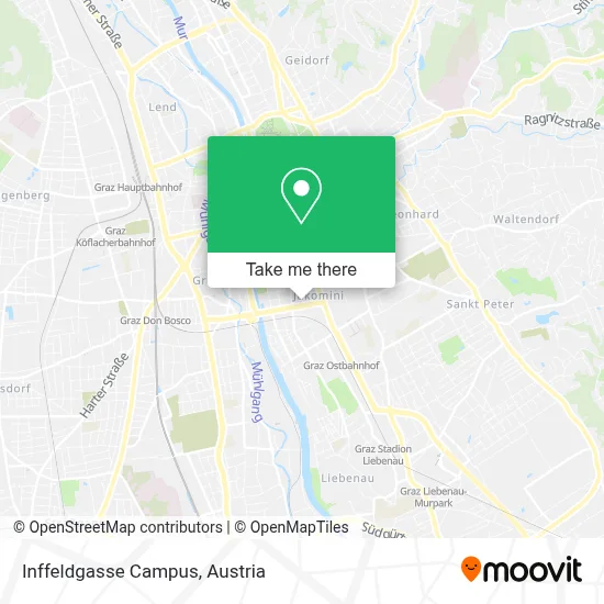 Inffeldgasse Campus map