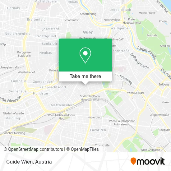 Guide Wien map