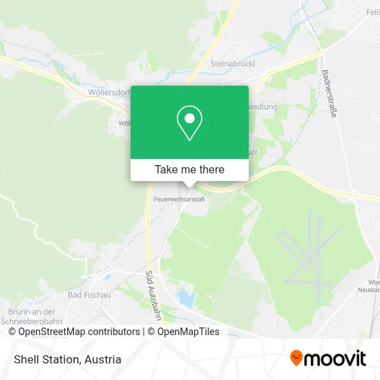 Shell Station map