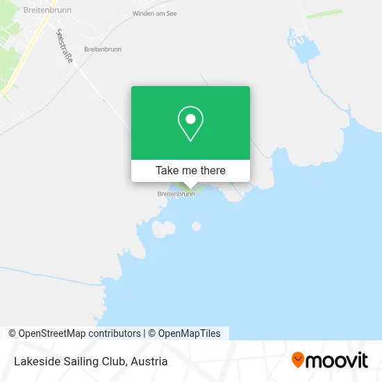 Lakeside Sailing Club map