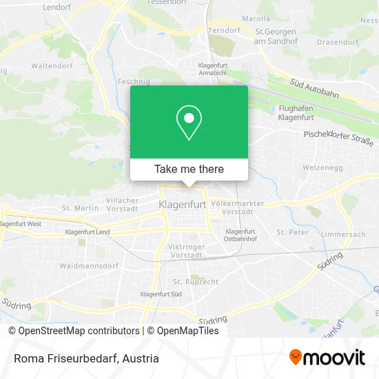 Roma Friseurbedarf map