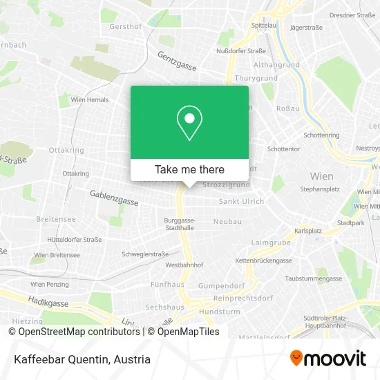 Kaffeebar Quentin map