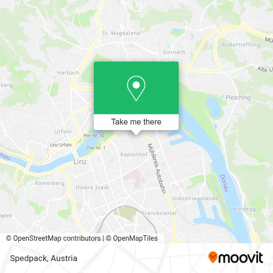Spedpack map