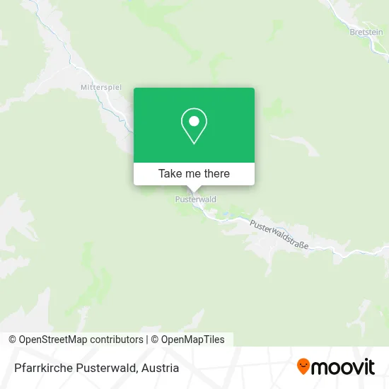 Pfarrkirche Pusterwald map