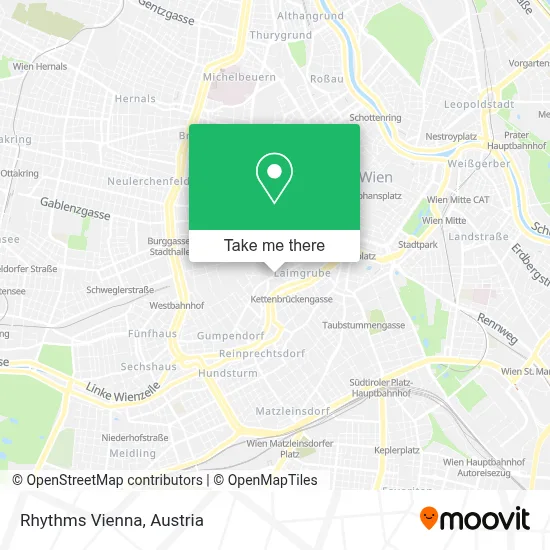 Rhythms Vienna map
