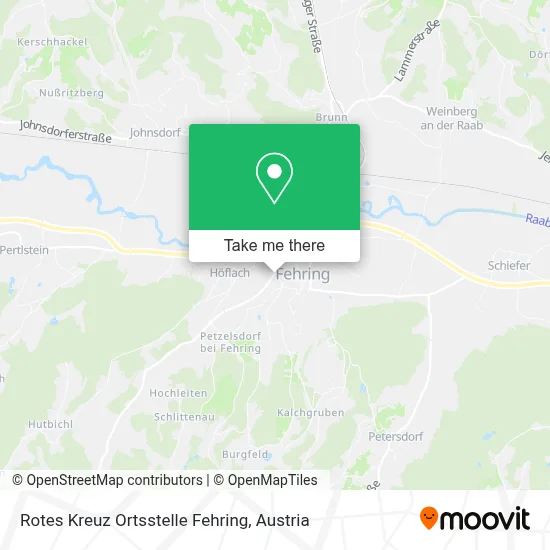 Rotes Kreuz Ortsstelle Fehring map