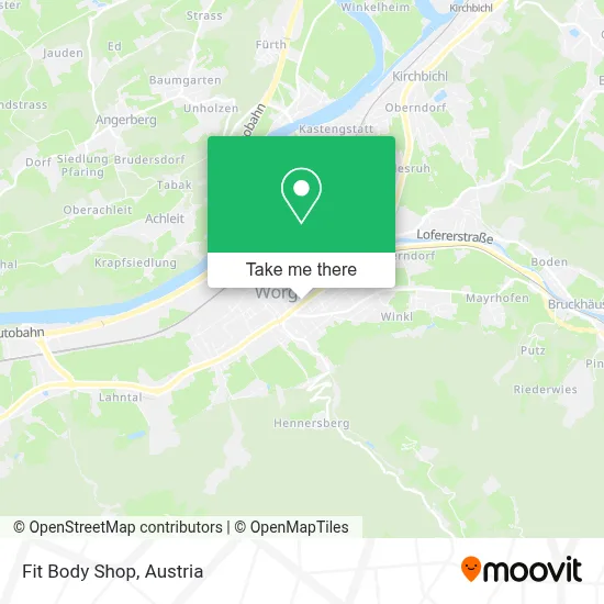 Fit Body Shop map