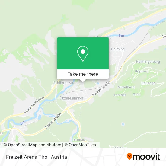 Freizeit Arena Tirol map