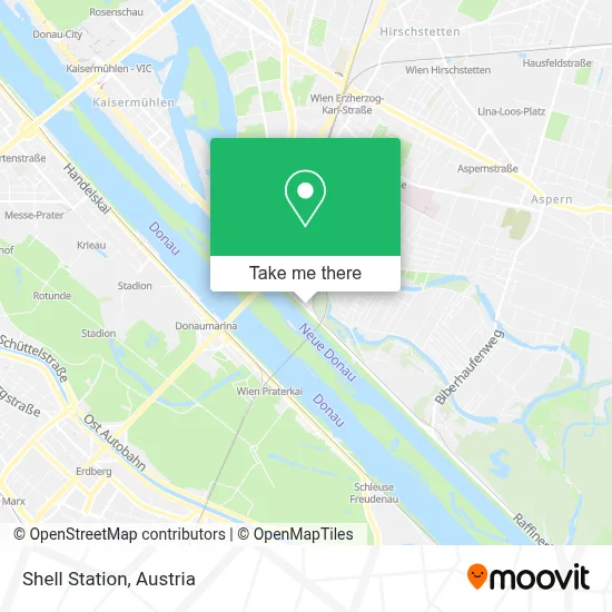 Shell Station map