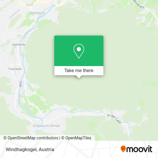 Windhagkogel map