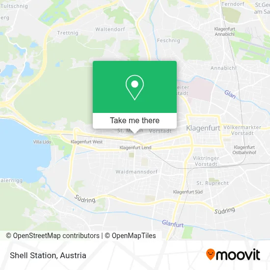 Shell Station map