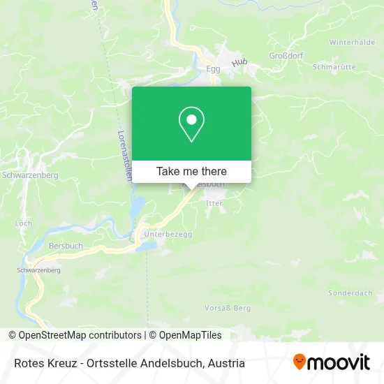 Rotes Kreuz - Ortsstelle Andelsbuch map