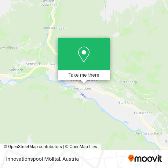 Innovationspool Mölltal map