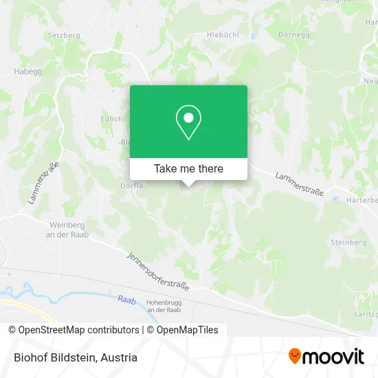 Biohof Bildstein map