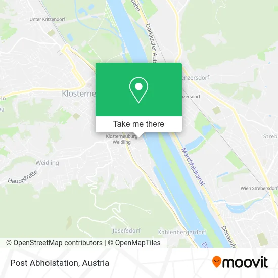 Post Abholstation map