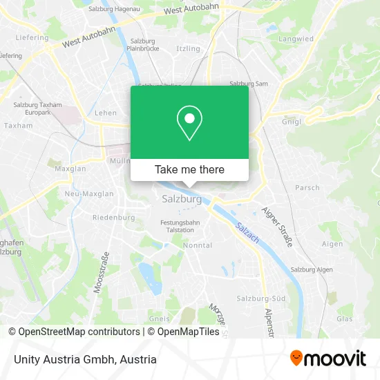 Unity Austria Gmbh map