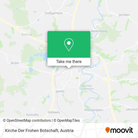 Kirche Der Frohen Botschaft map