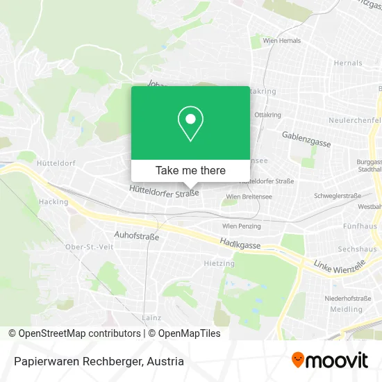 Papierwaren Rechberger map