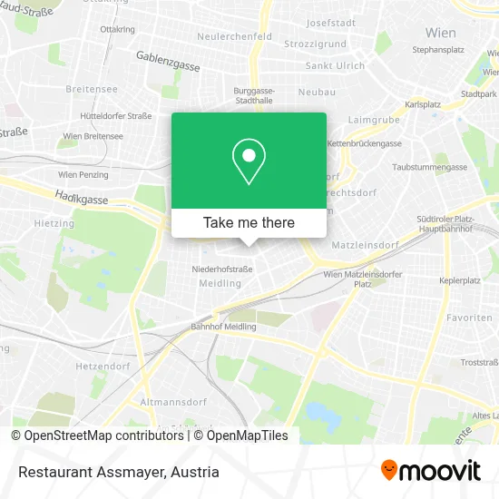 Restaurant Assmayer map