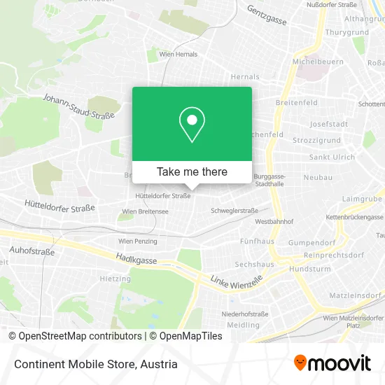 Continent Mobile Store map
