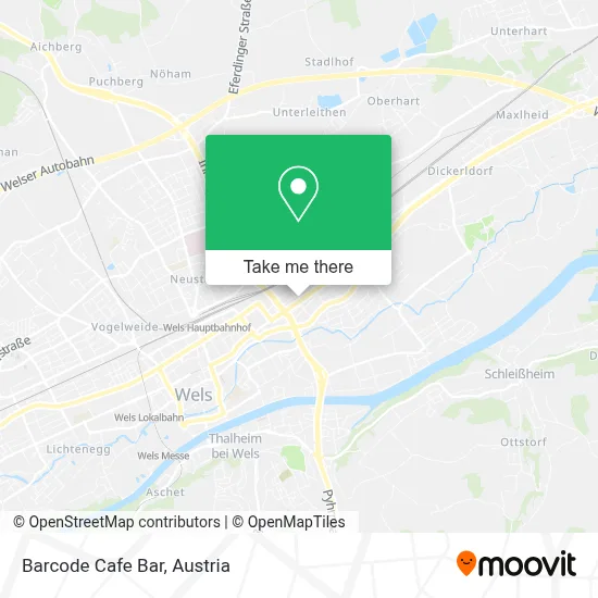 Barcode Cafe Bar map
