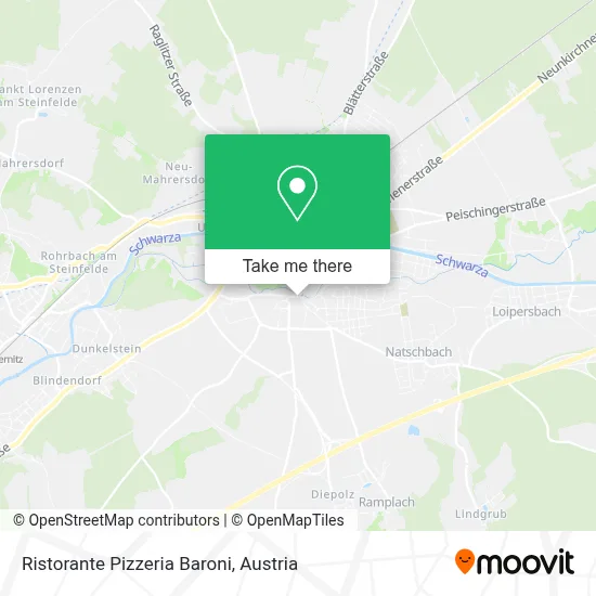 Ristorante Pizzeria Baroni map