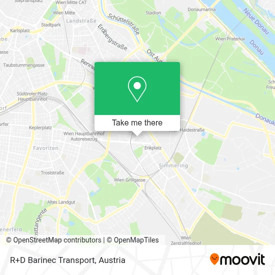 R+D Barinec Transport map