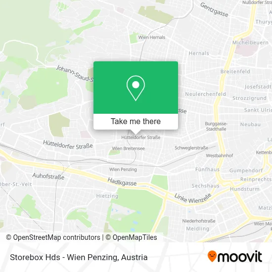 Storebox Hds - Wien Penzing map